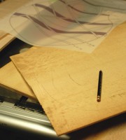 Work table with tops