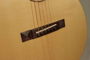 Auditorium Prototype #10X, traditional pyramid bridge in rosewood