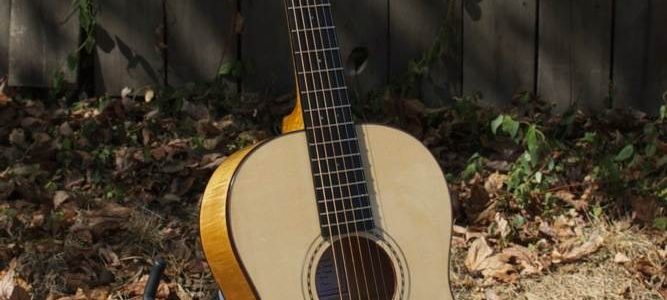 Sugar maple grand concert guitar, no. 12