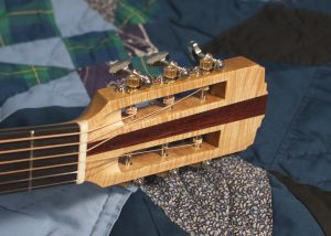 Grand concert #12 in sugar maple, slotted headstock with Honduran rosewood center wedge