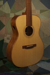 Orchestra guitar no 15 features a lovely Adirondack spruce top.