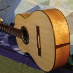classical guitar front with end graft