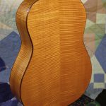 classical guitar body back