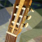 classical guitar headstock, front