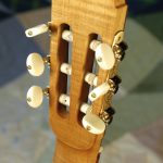 classical guitar headstock, back