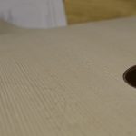 Look at how the figure pops on the quartersawn Adirondack spruce!