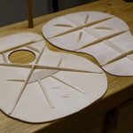 Rough-braced soundboard and back.