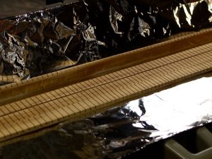 Willow kerfed linings ready to go in the bender.
